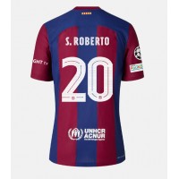 Moški Nogometni dresi Barcelona Sergi Roberto #20 Domači 2023-24 Kratek Rokav
